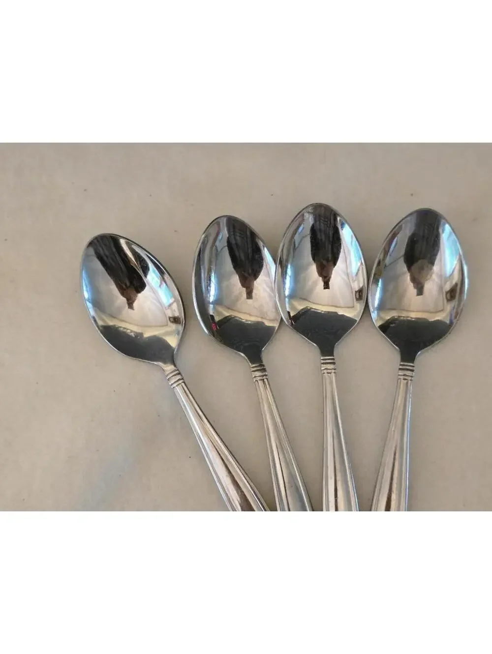 Reed & Barton Celebration Stainless Korea Teaspoons Set of 4 Flatware